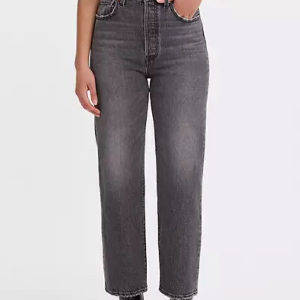 Levis Ribcage Jean, size 29 - Worn In Black